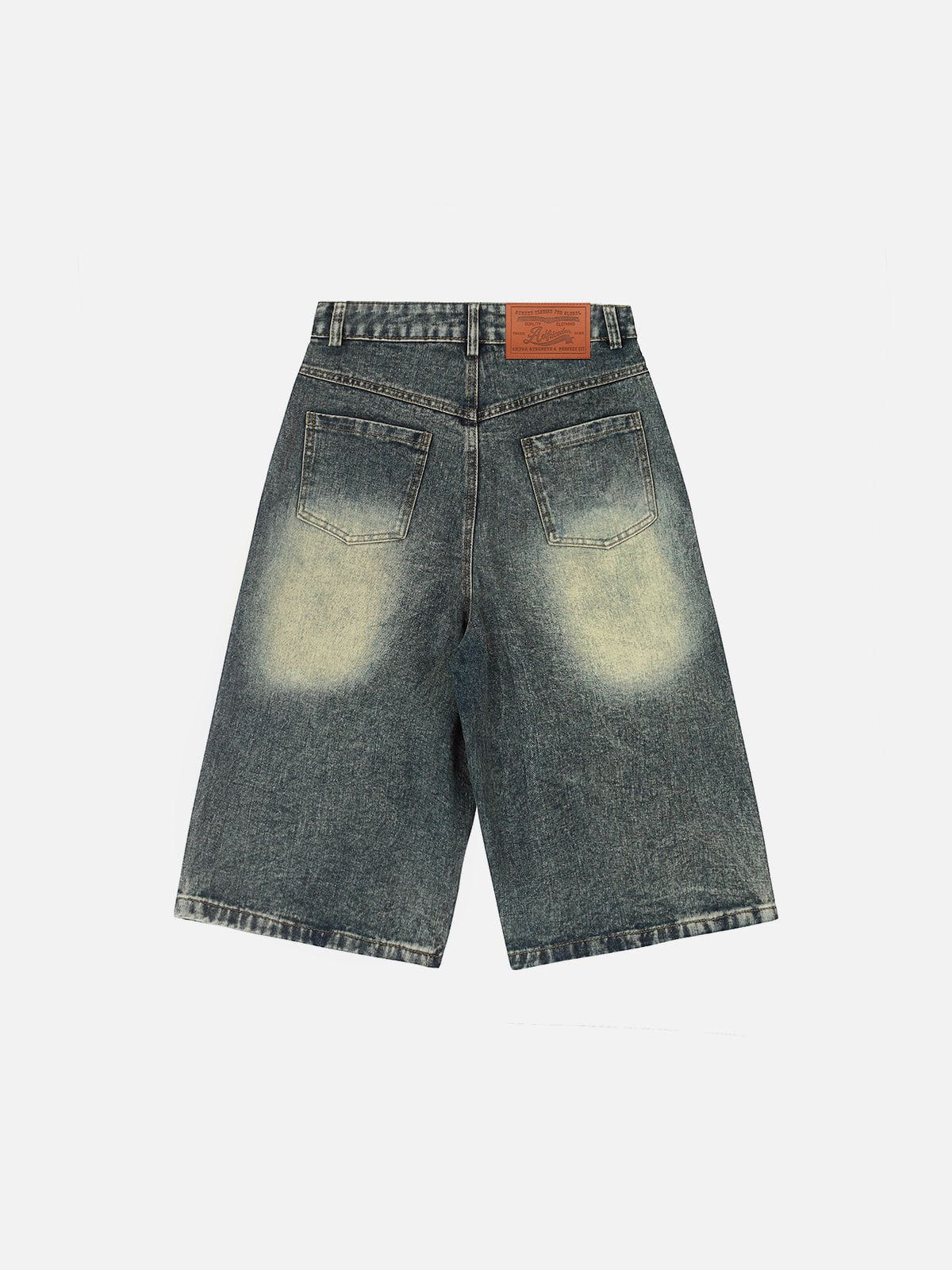 Aelfric Eden Pearl Embellished Baaggy Longline Jorts - Image 3