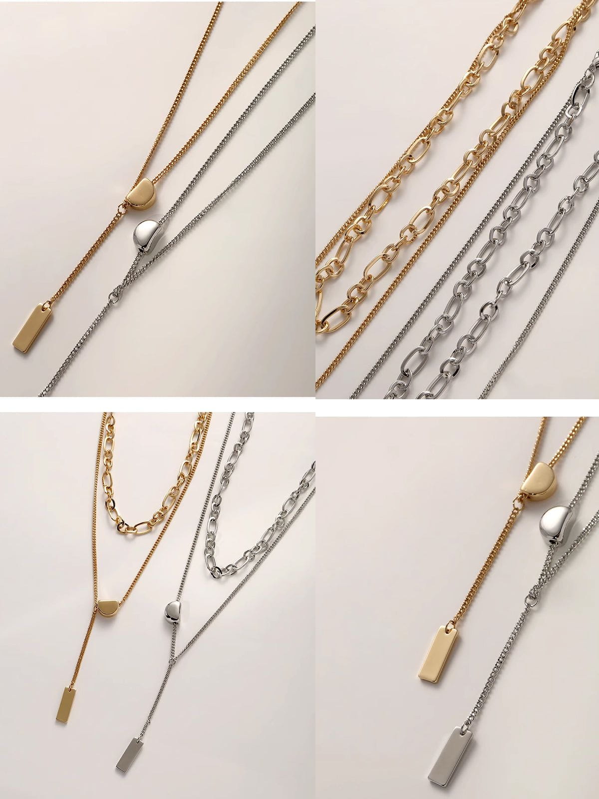 Aelfric Eden Hip Hop Layerd Necklace - Image 5