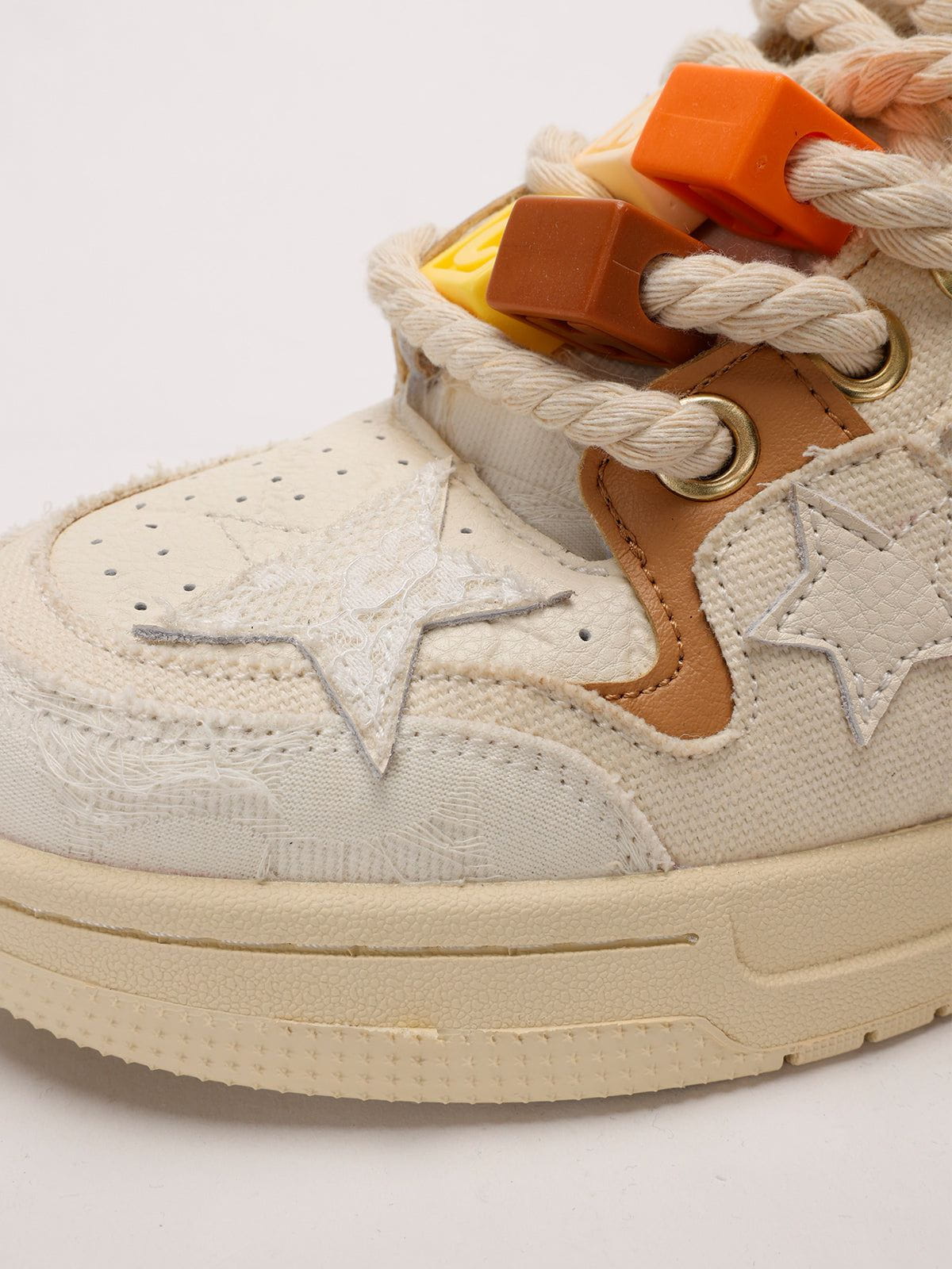 StarryClimb Applique Embroidery Star Skate Shoes - Image 6