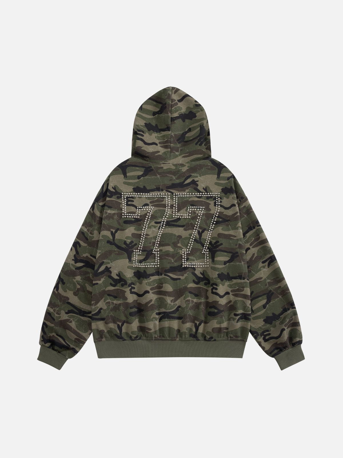 Aelfric Eden Camo Zip Up Hoodie - Image 2