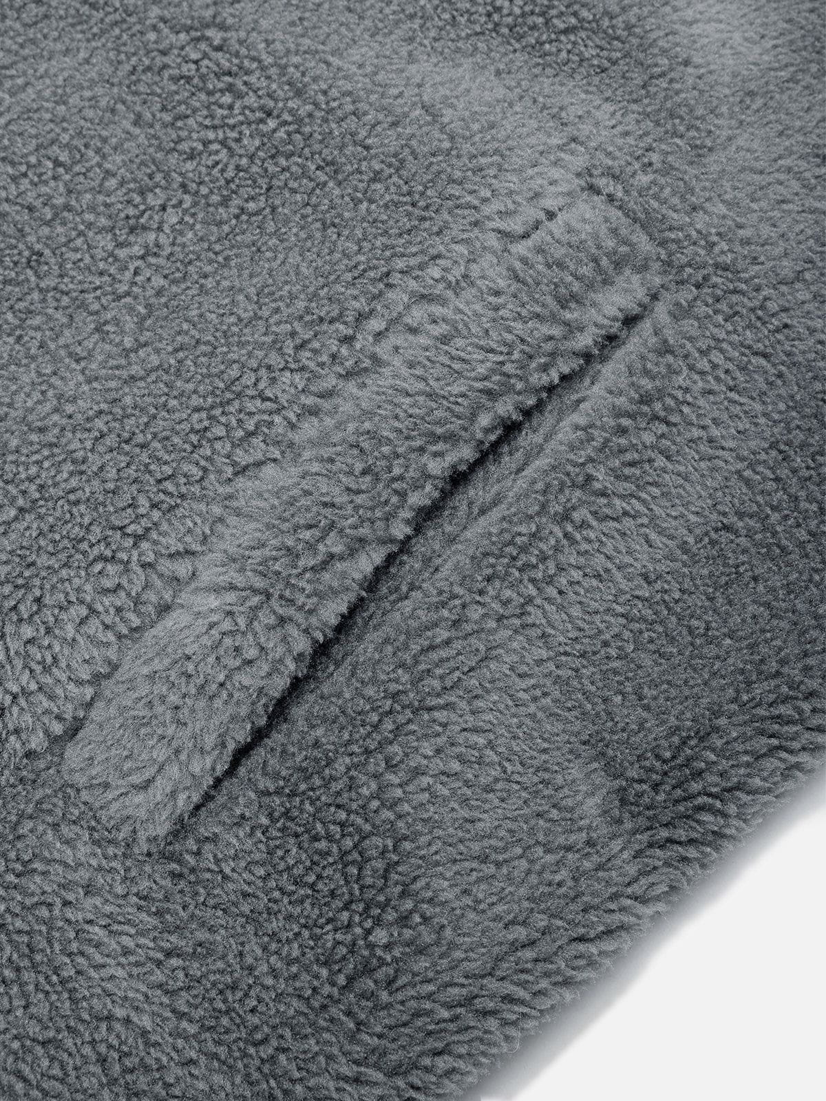 Aelfric Eden Color Block Patchwork Sherpa Jacket - Image 6