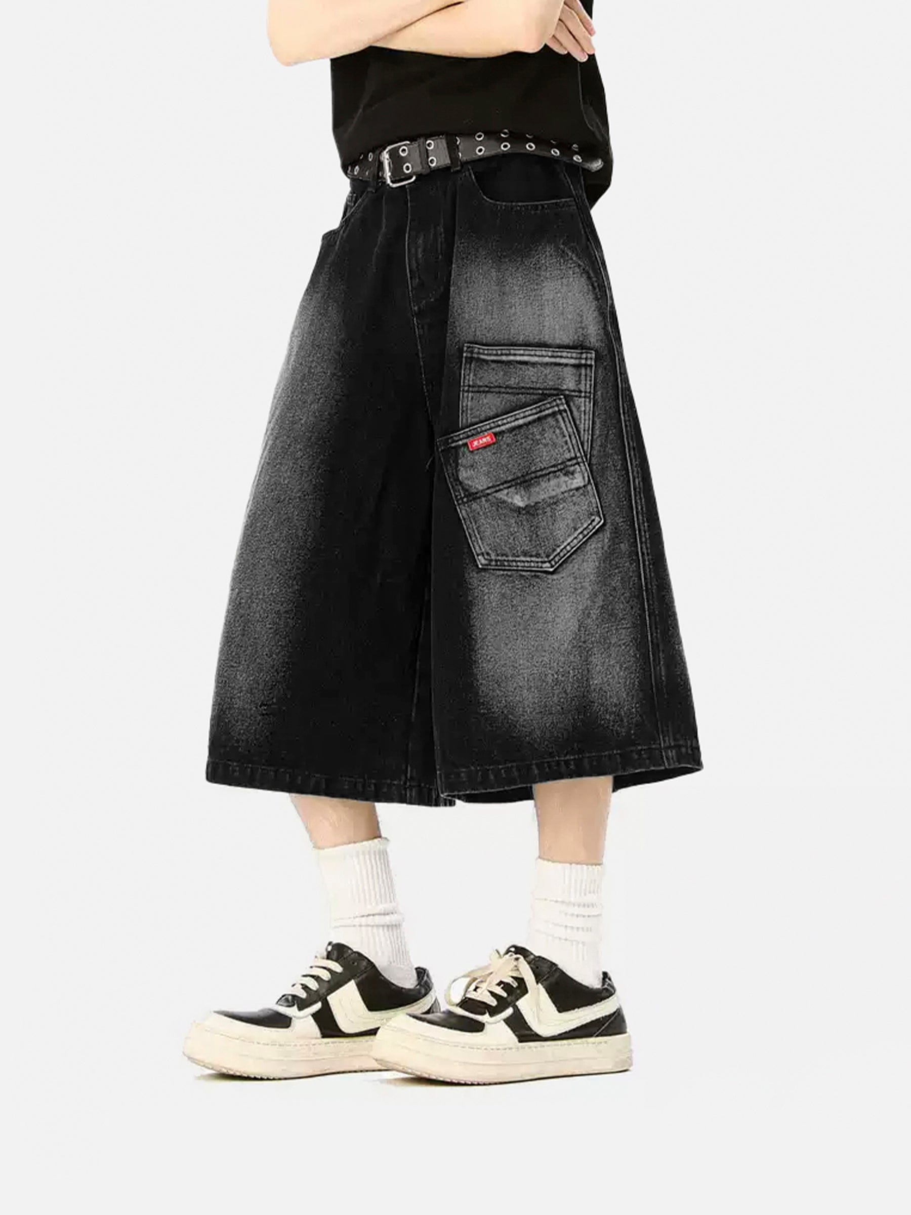 Aelfric Eden Stacked Pocket Longline Jorts - Image 7