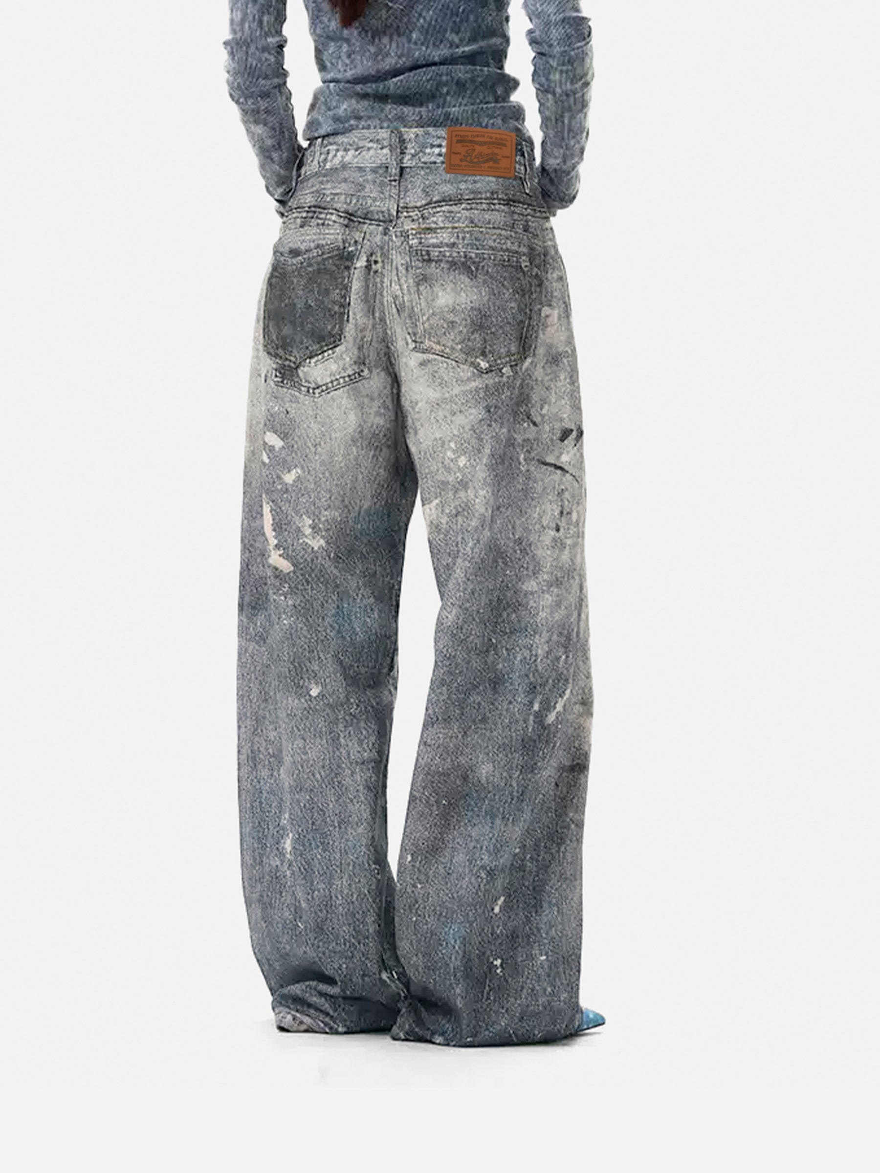 Aelfric Eden Faded Baaggy Jeans - Image 3