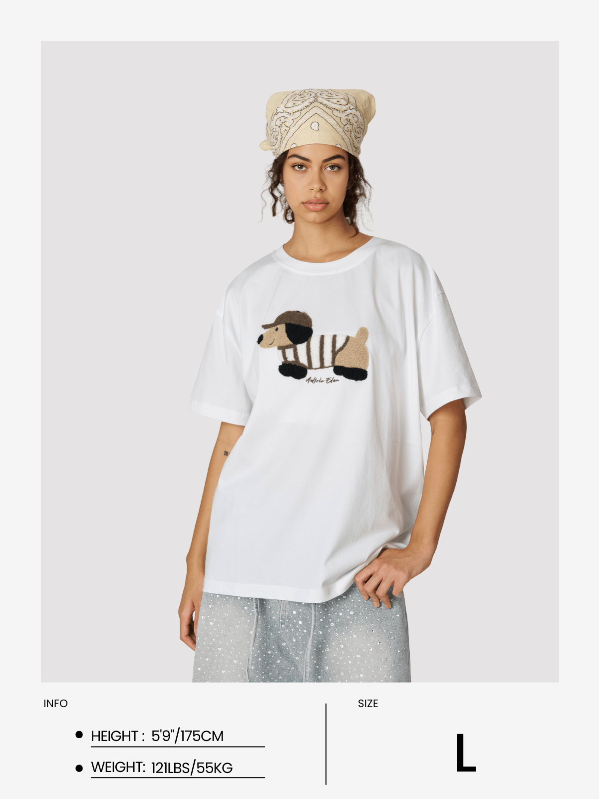 Aelfric Eden Embroidery Dachshund Tee - Image 11