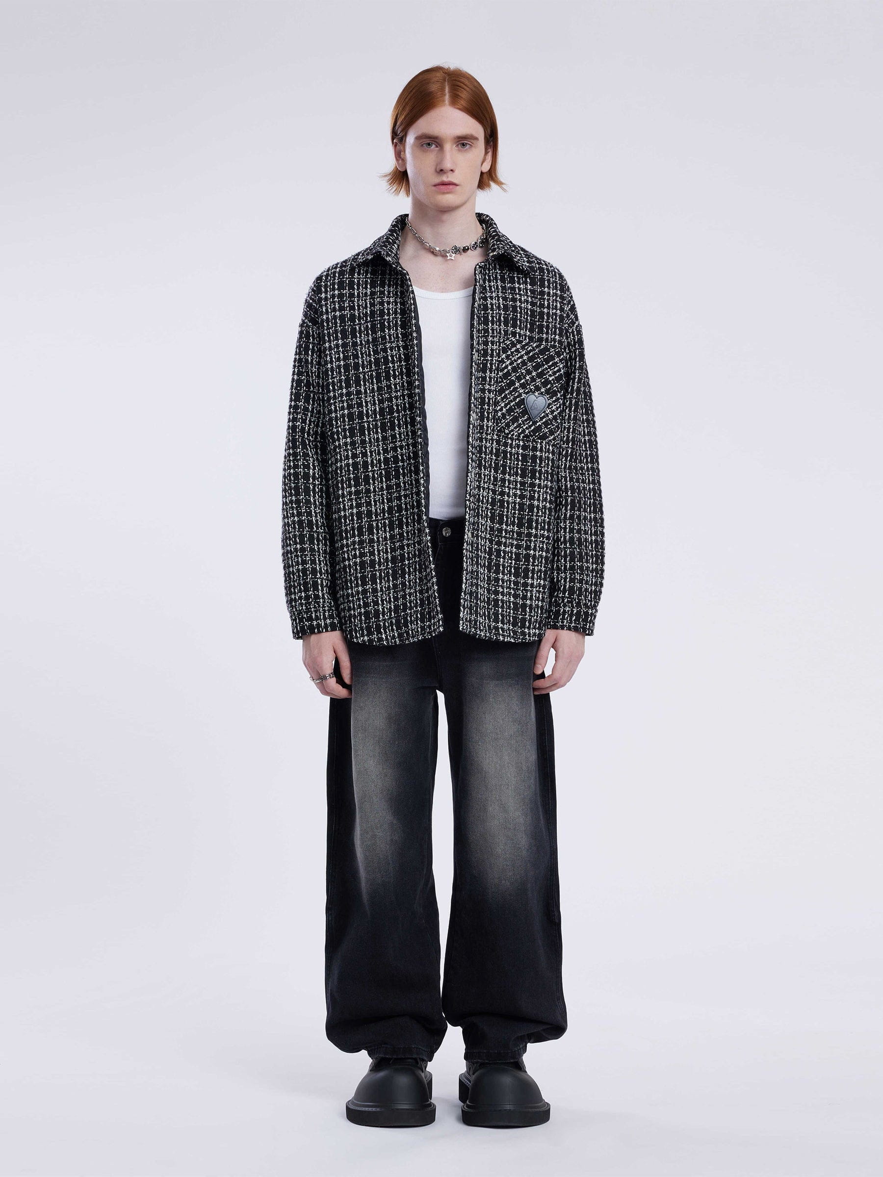 City Of Love Vintage Plaid Jacket - Image 5