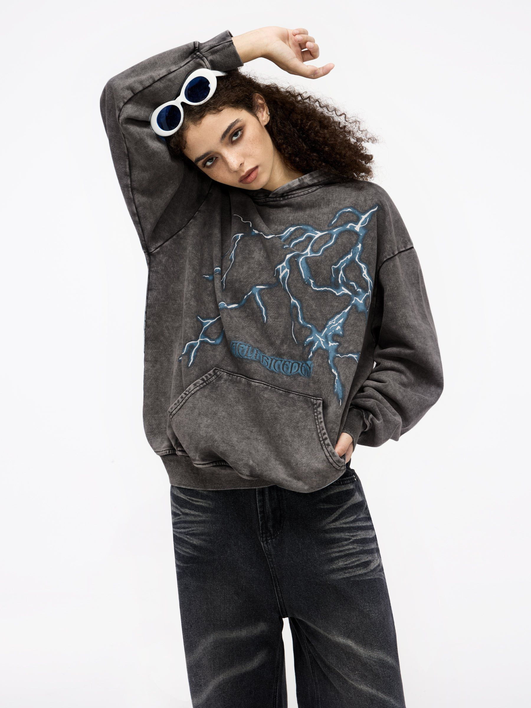 Aelfric Eden Lightning Graphic Hoodie - Image 6