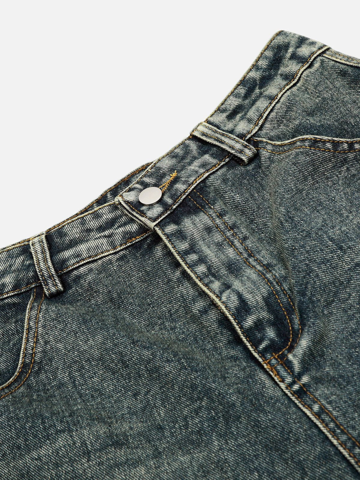 Aelfric Eden Pearl Embellished Baaggy Longline Jorts - Image 6