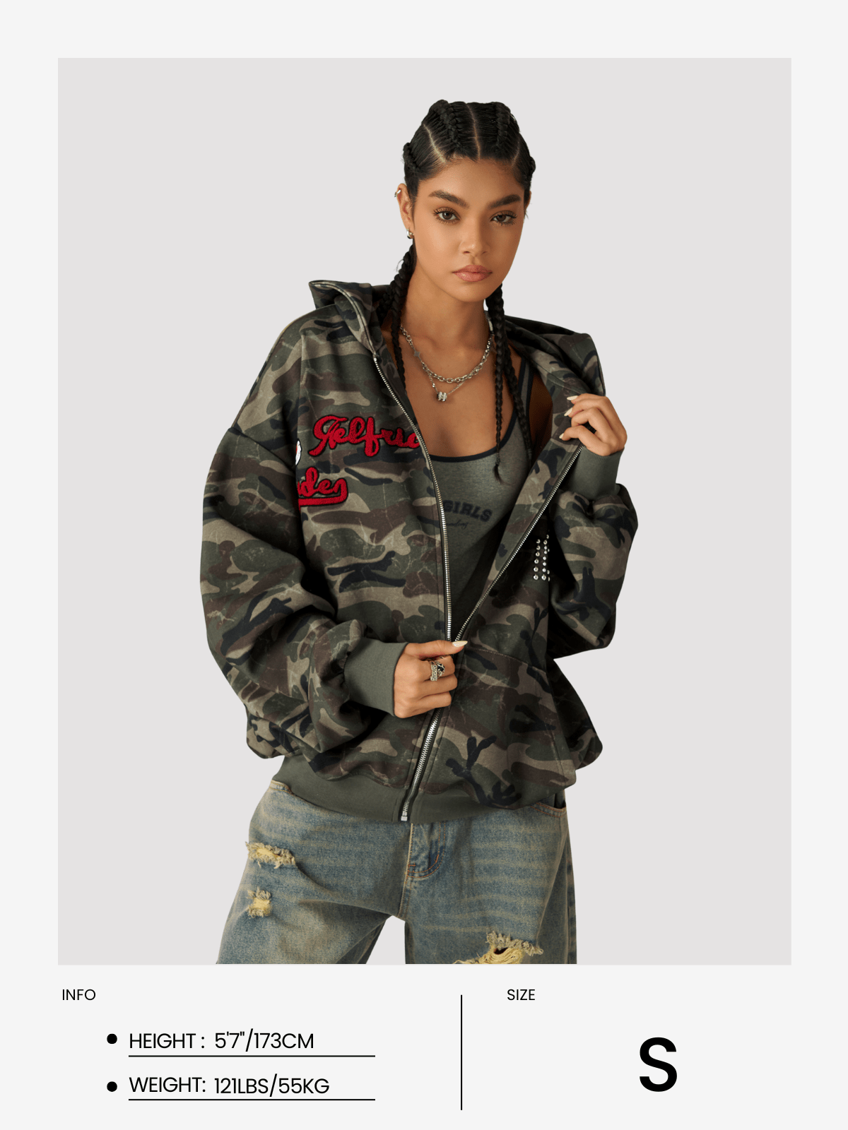 Aelfric Eden Camo Zip Up Hoodie - Image 16