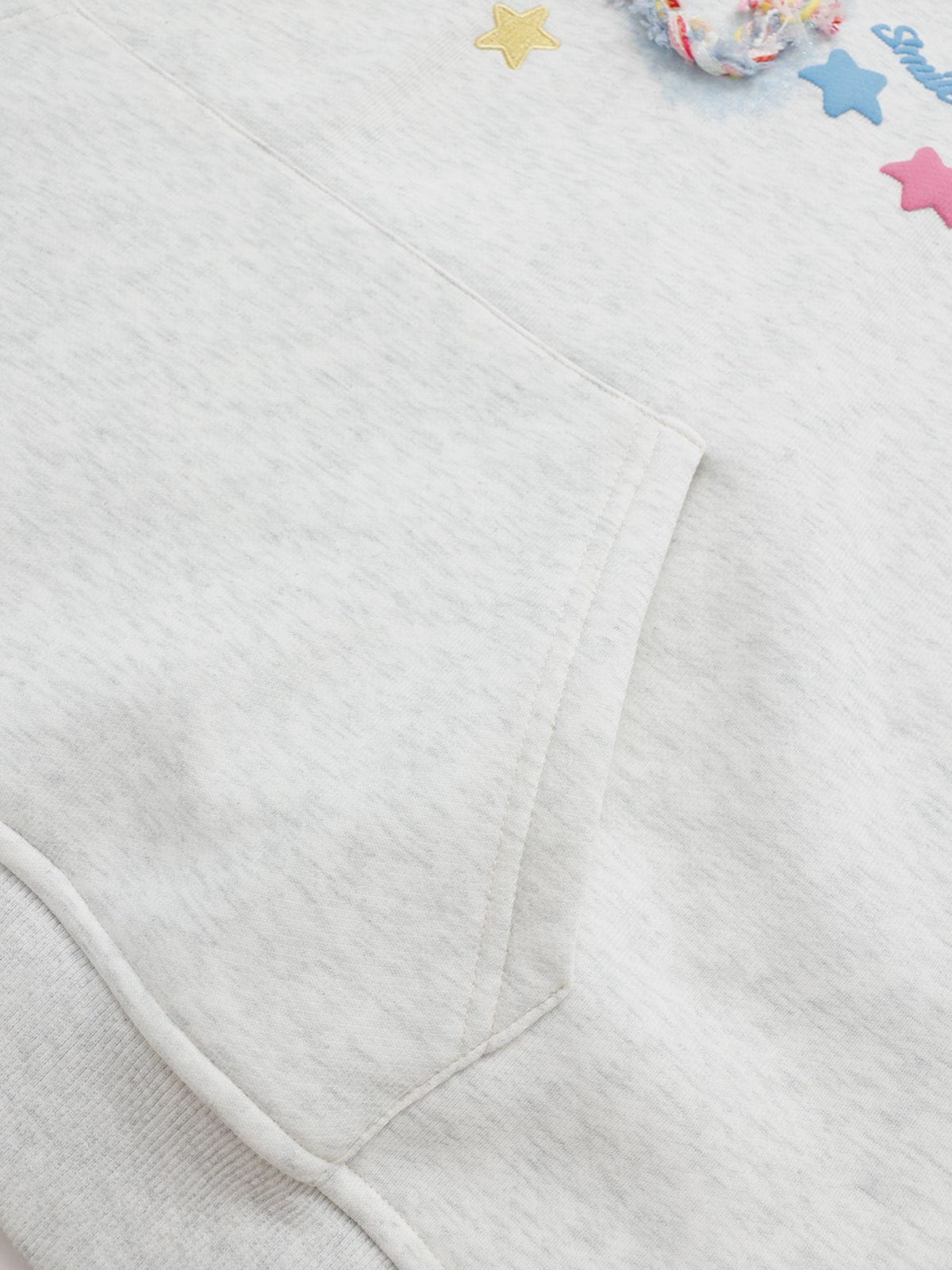 Aelfric Eden Denim Star Applique Hoodie - Image 16