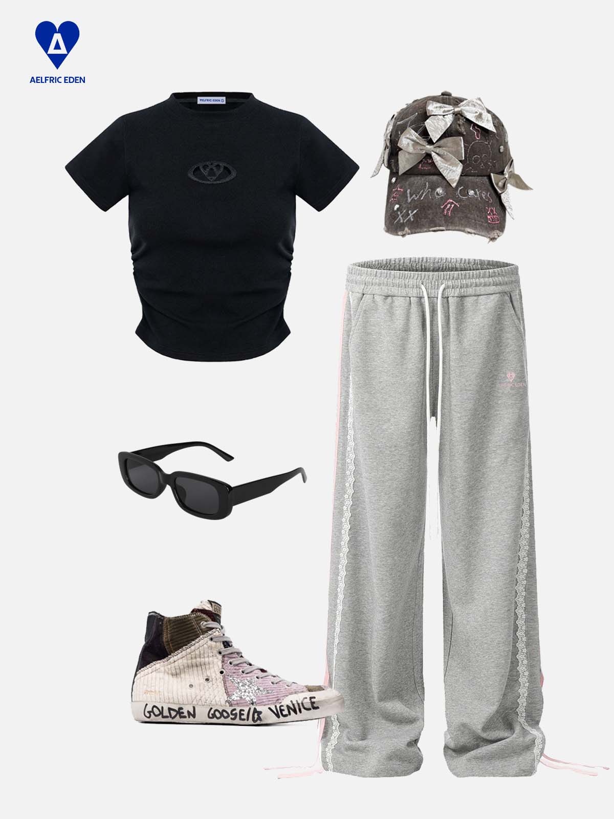 Vintage Square Frame Sunglasses - Image 3