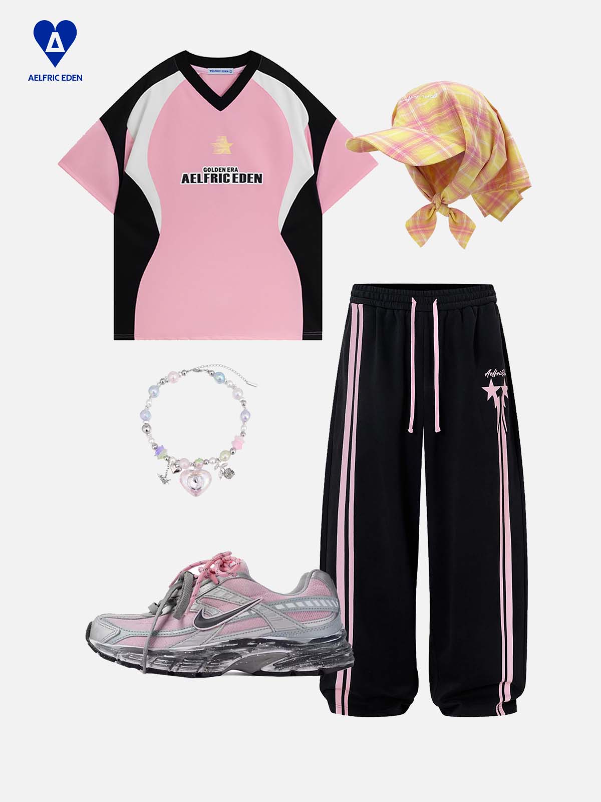 Aelfric Eden Color Blocking Raglan Sleeve Tee - Image 3