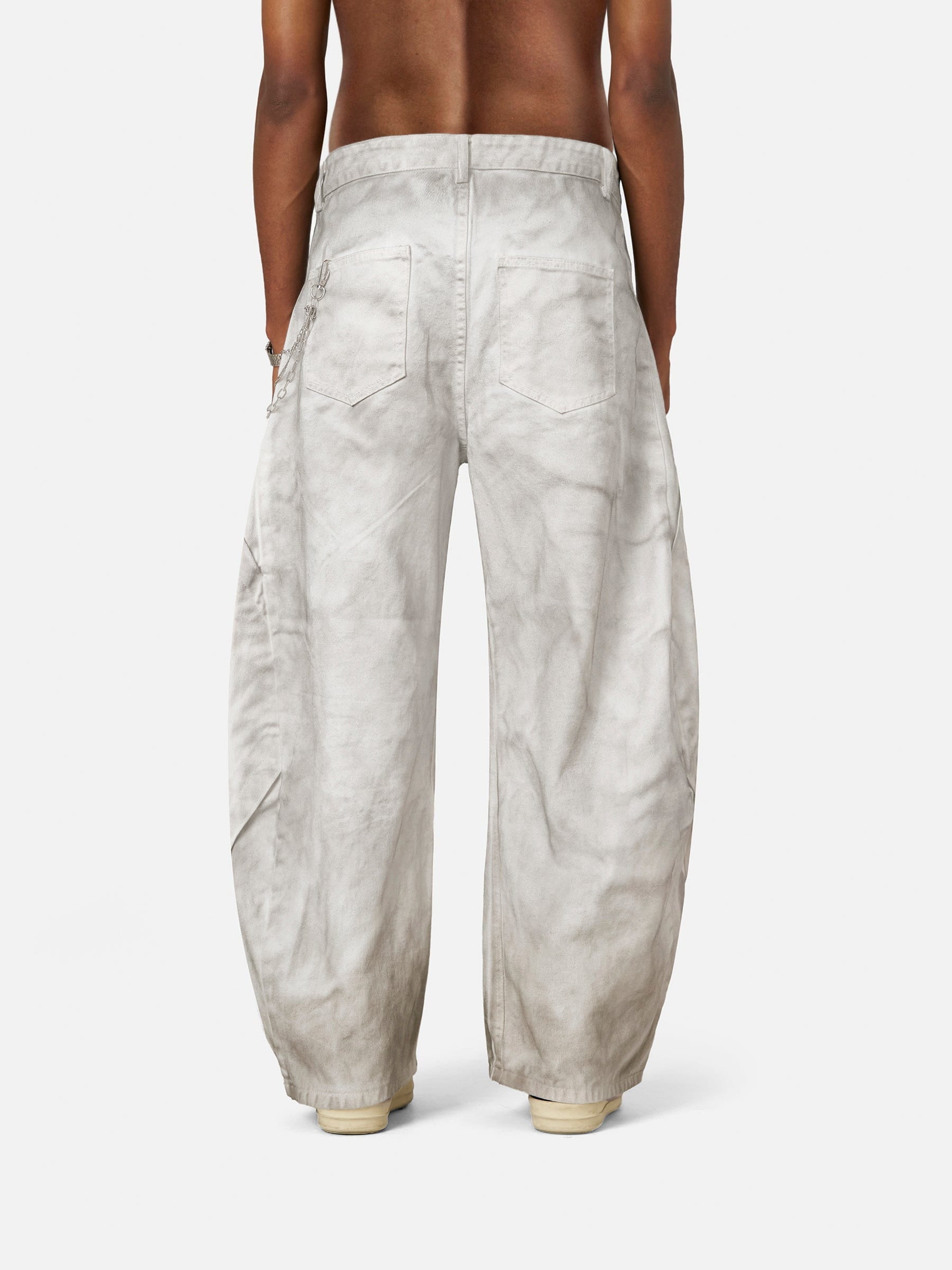 Aelfric Eden Dirt Color Super Baaggy Barrel Jeans - Image 6