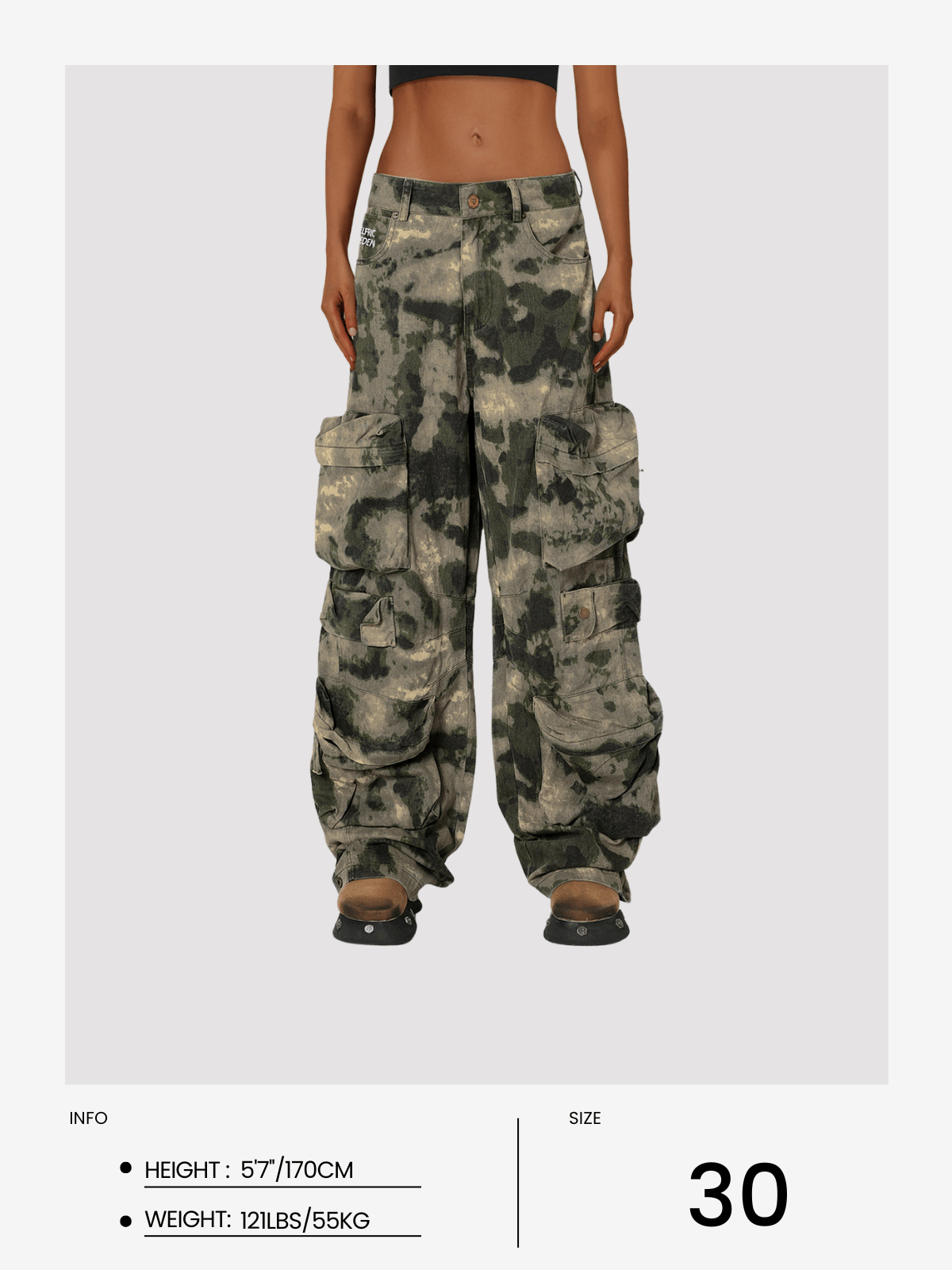 Aelfric Eden Camouflage Baaggy Pants - Image 11