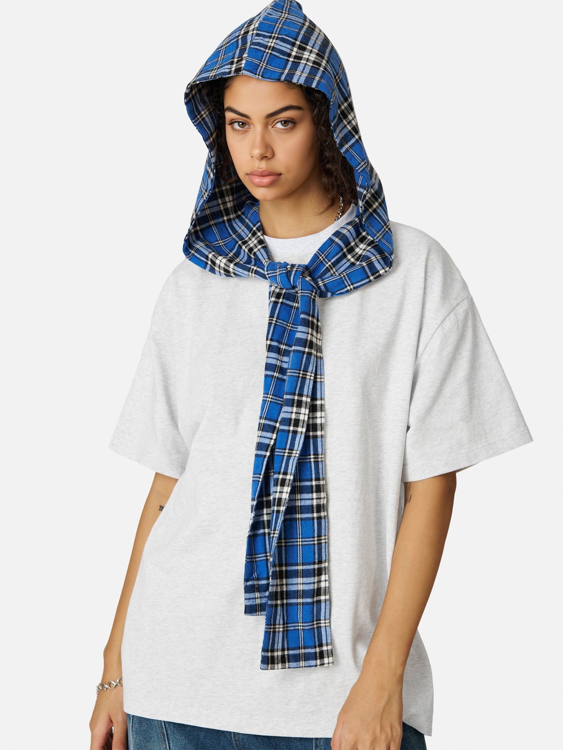 Aelfric Eden Plaid Detachable Hooded Tee - Image 5