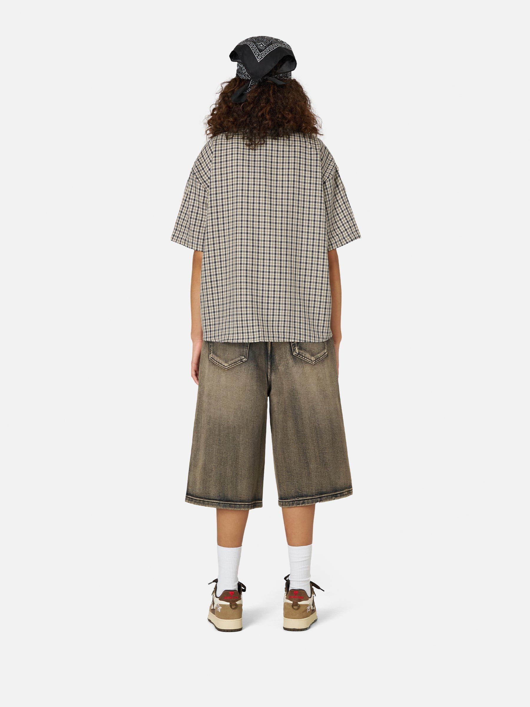 Aelfric Eden Plaid Embroidery Shirt - Image 7