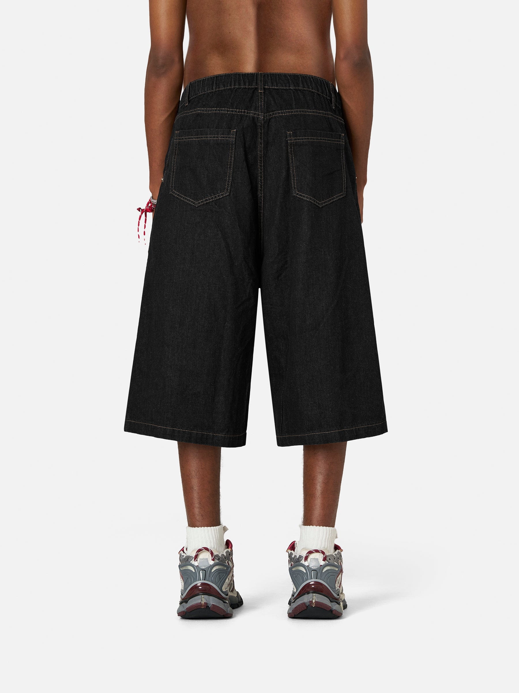 Aelfric Eden Detachable Kerchief Baaggy Longline Jorts - Image 3