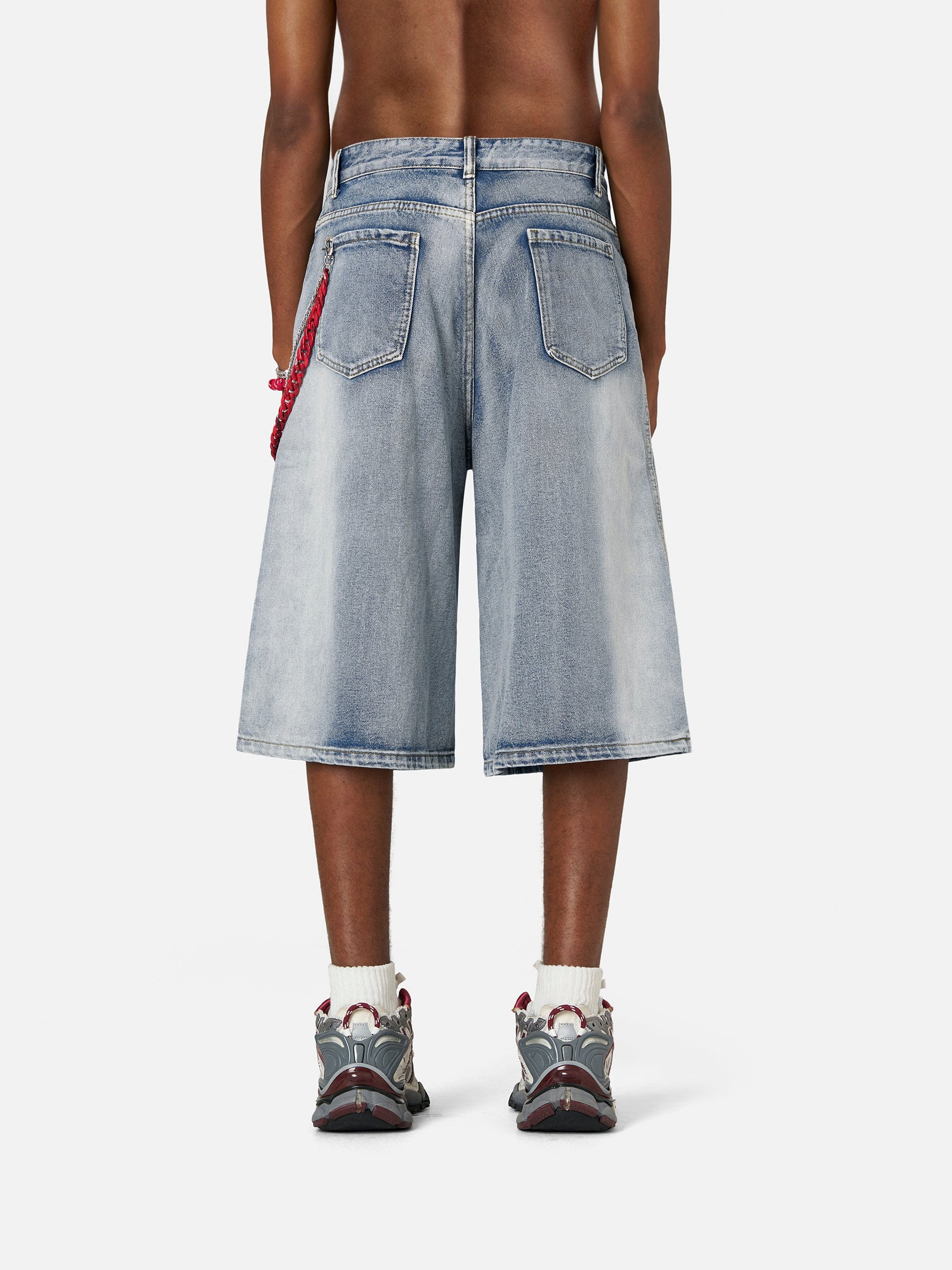 Aelfric Eden Stacked Pocket Longline Jorts - Image 5