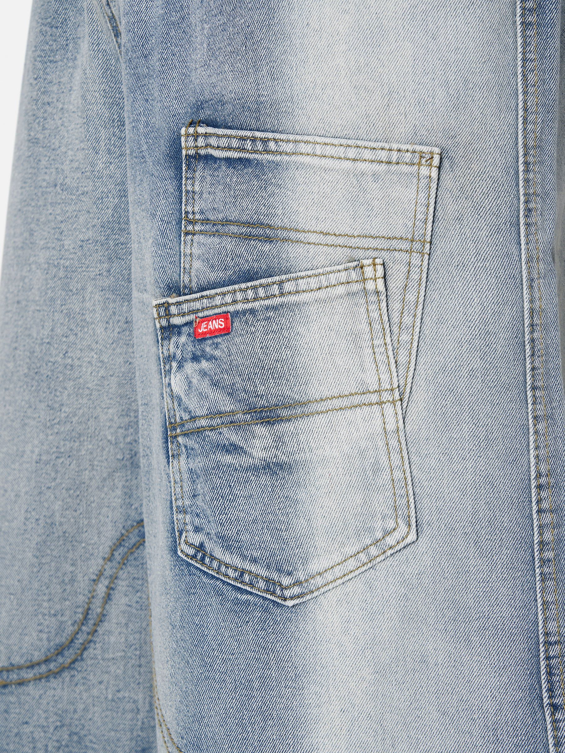 Aelfric Eden Stacked Pocket Longline Jorts - Image 9