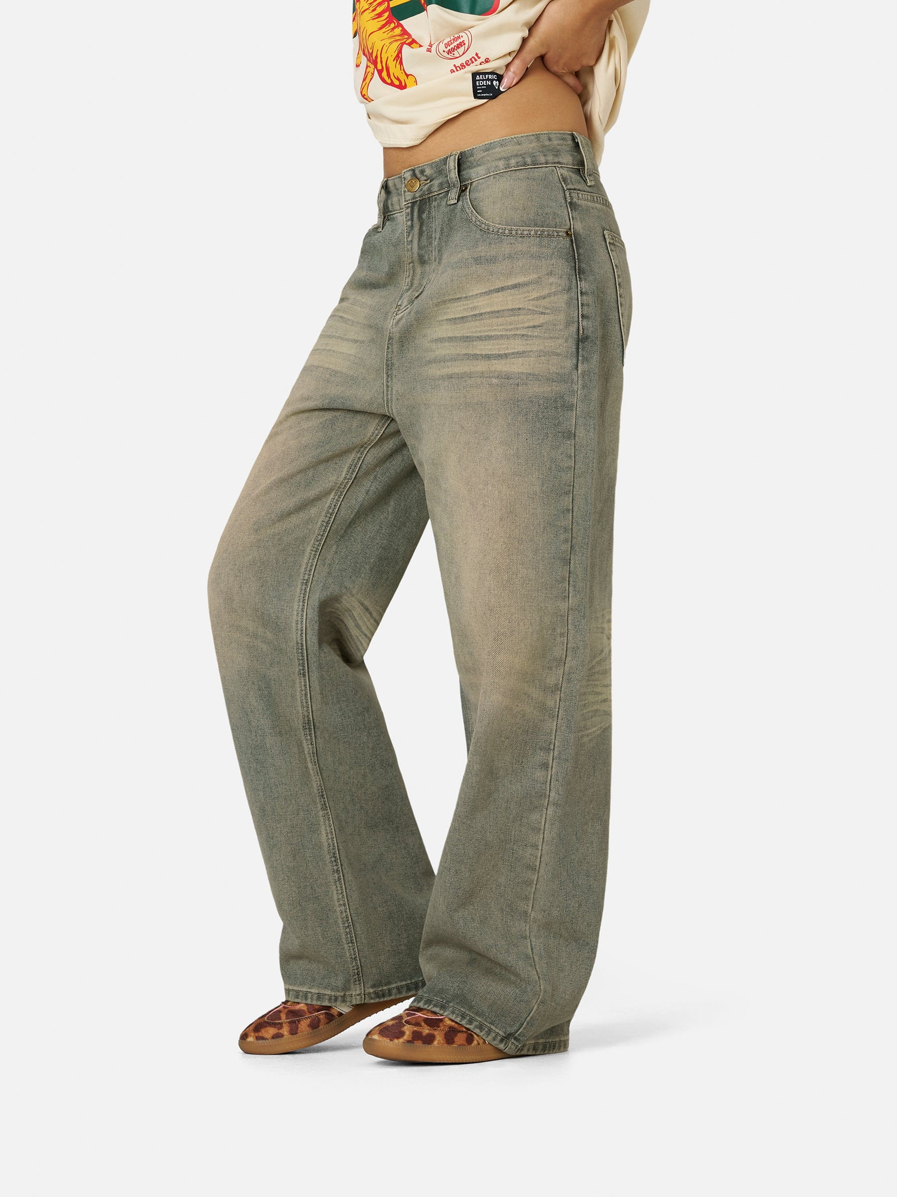 Aelfric Eden Basic Baaggy Jeans - Image 4