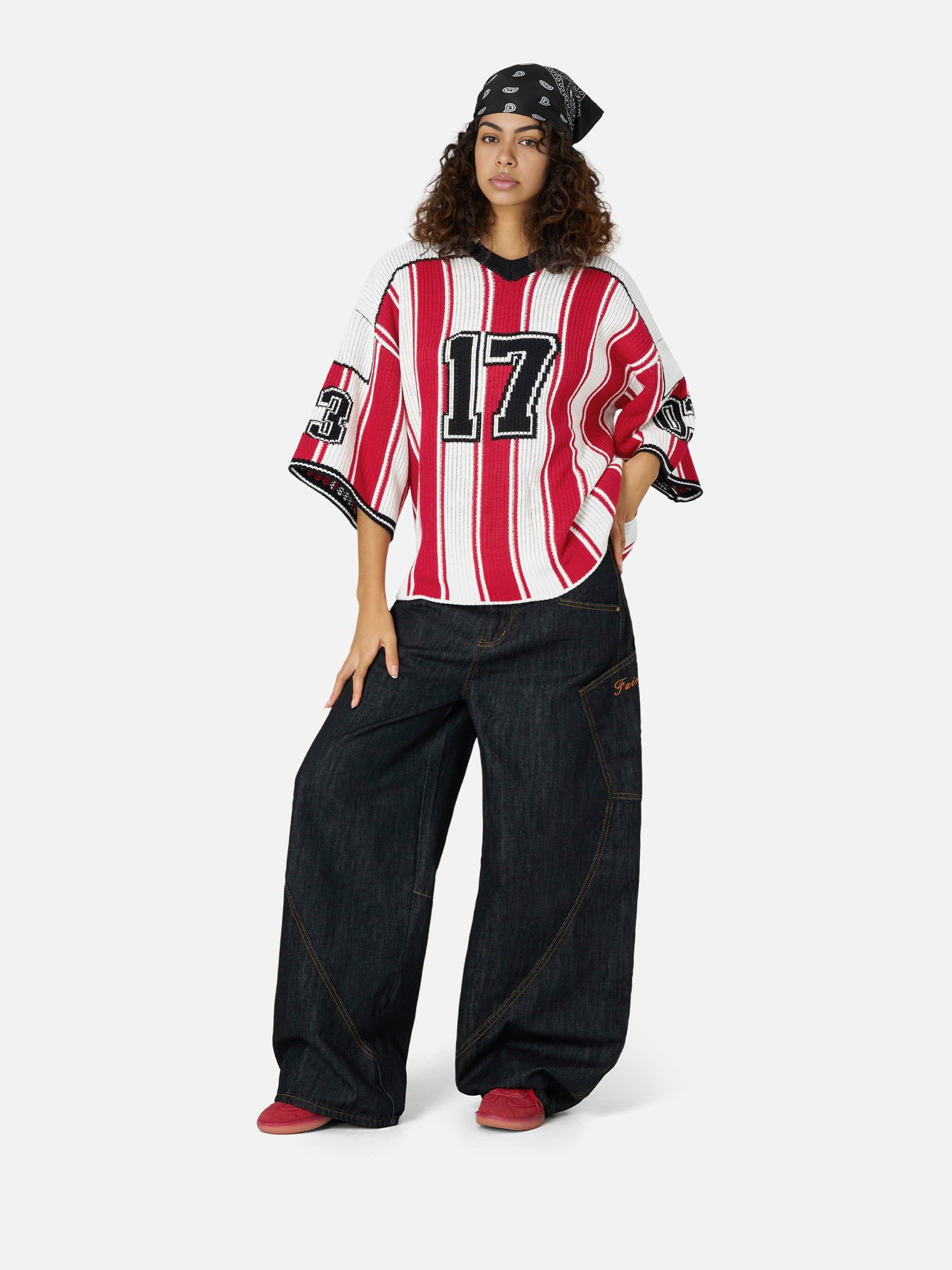 Aelfric Eden 17 Stripe Football Knit - Image 4