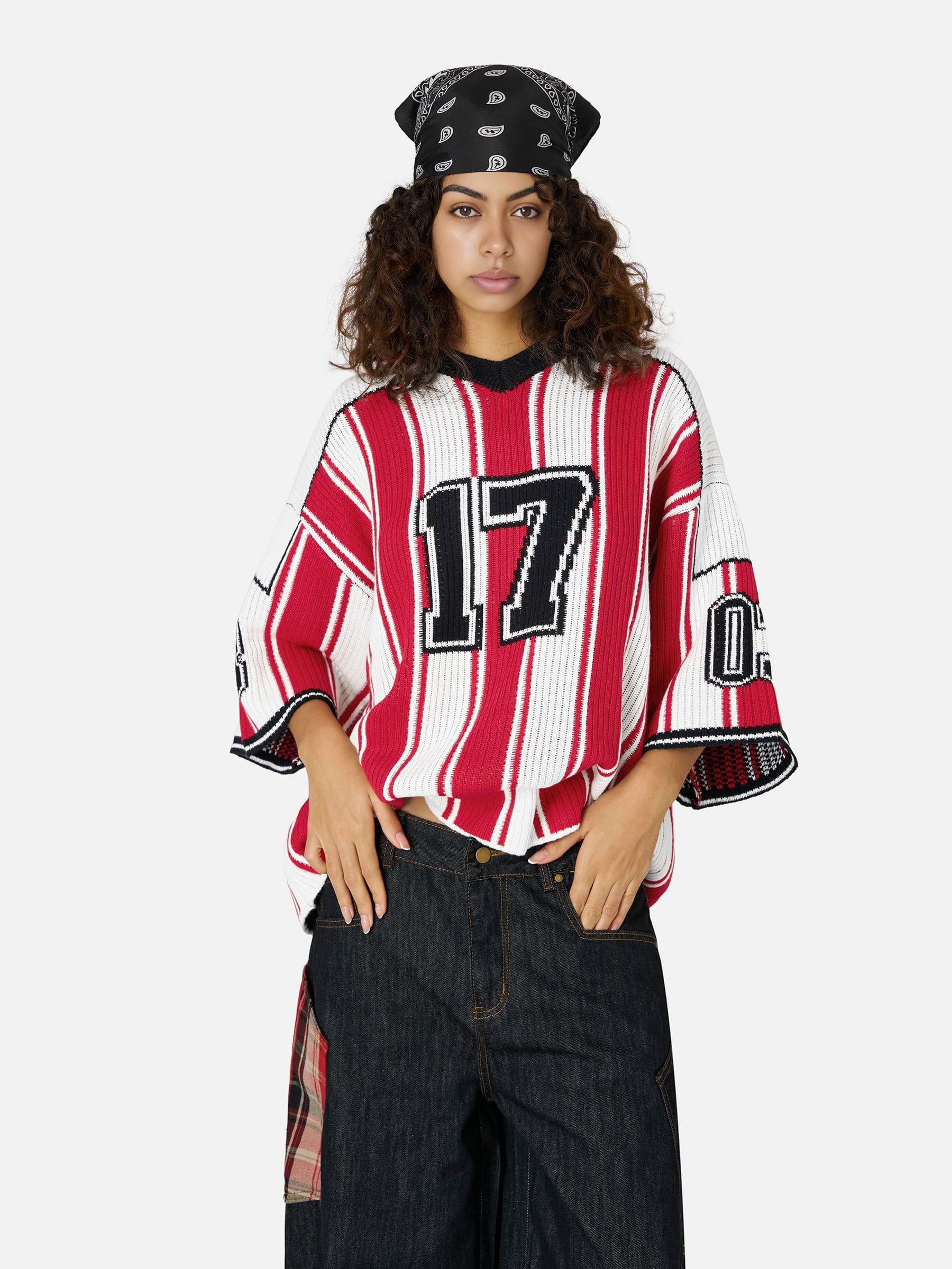 Aelfric Eden 17 Stripe Football Knit - Image 3