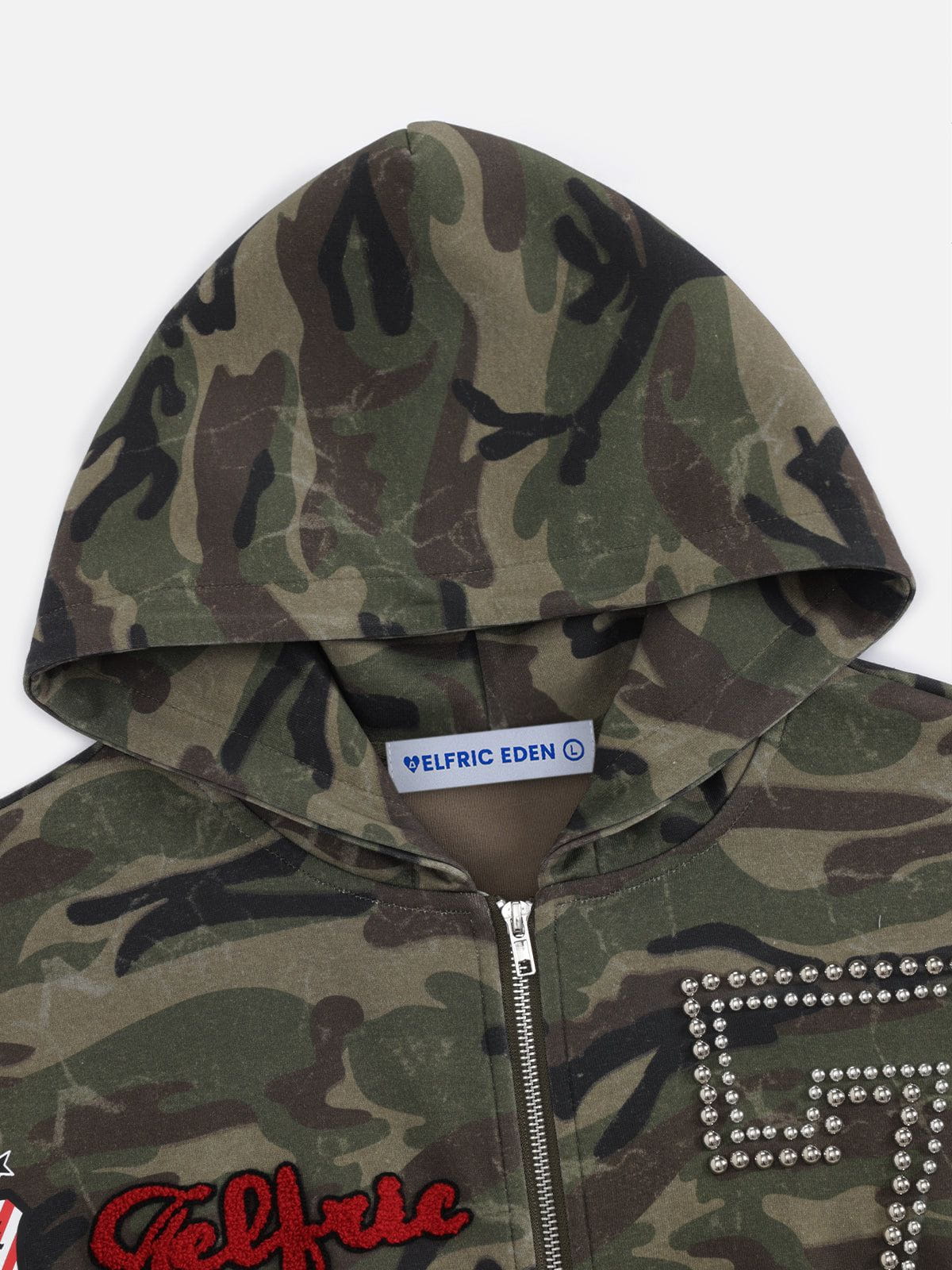 Aelfric Eden Camo Zip Up Hoodie - Image 11