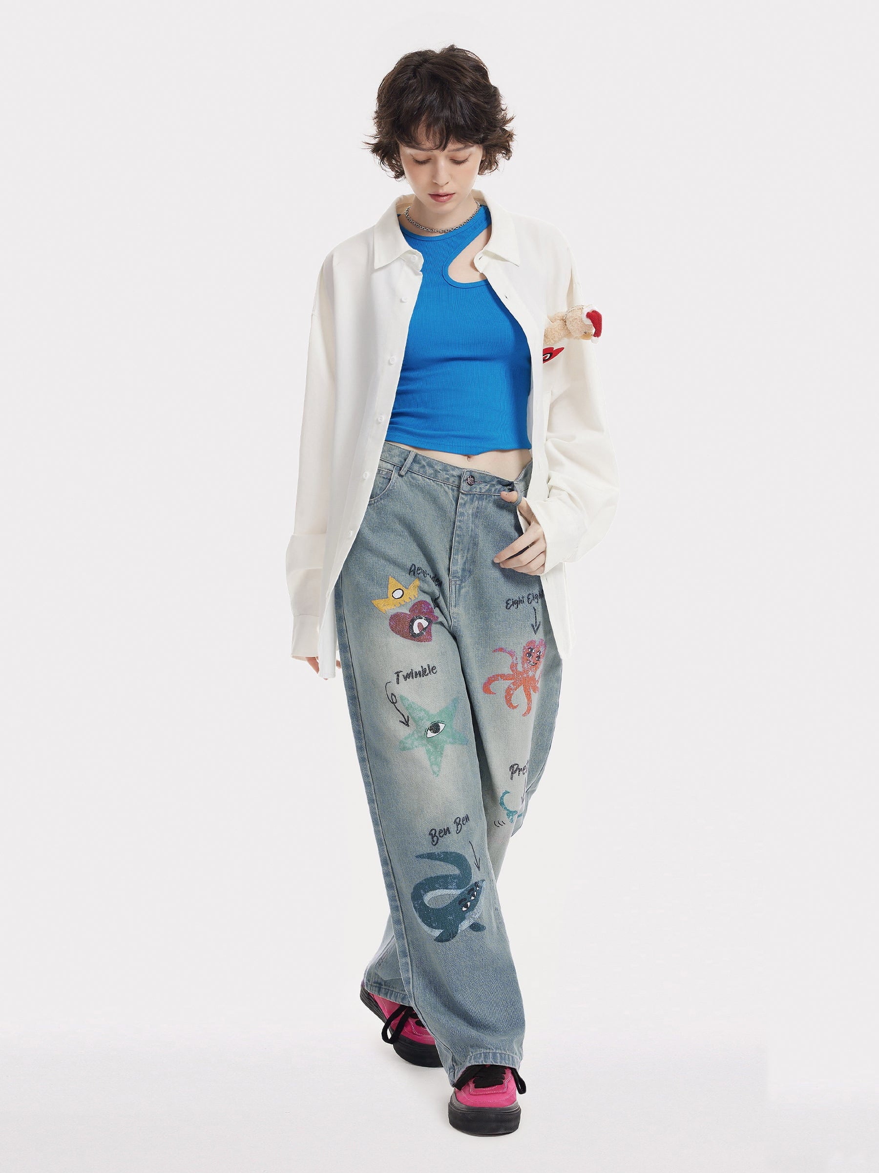 Aelfric Eden Animal Graphic Jeans - Image 3