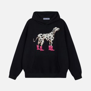 Aelfric Eden Dalmatian Graphic Pullover Hoodie