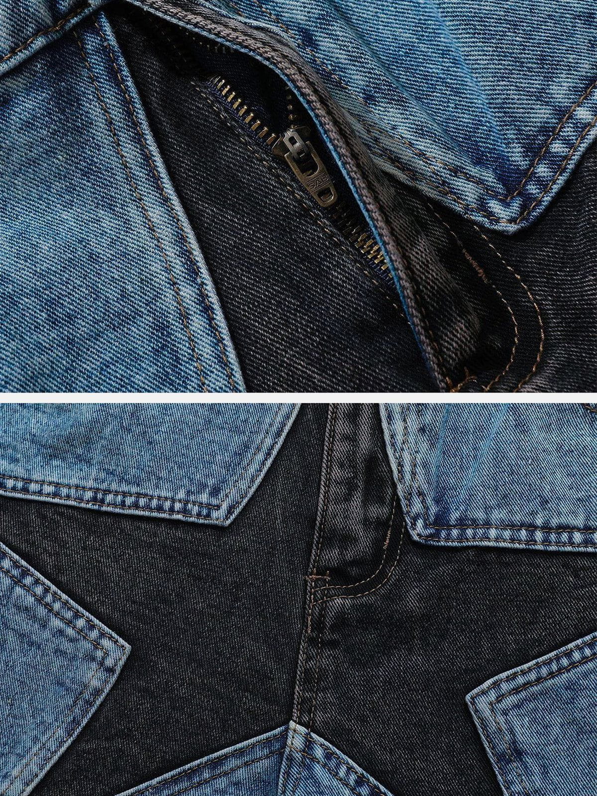 Aelfric Eden Star Patchwork Jorts - Image 11