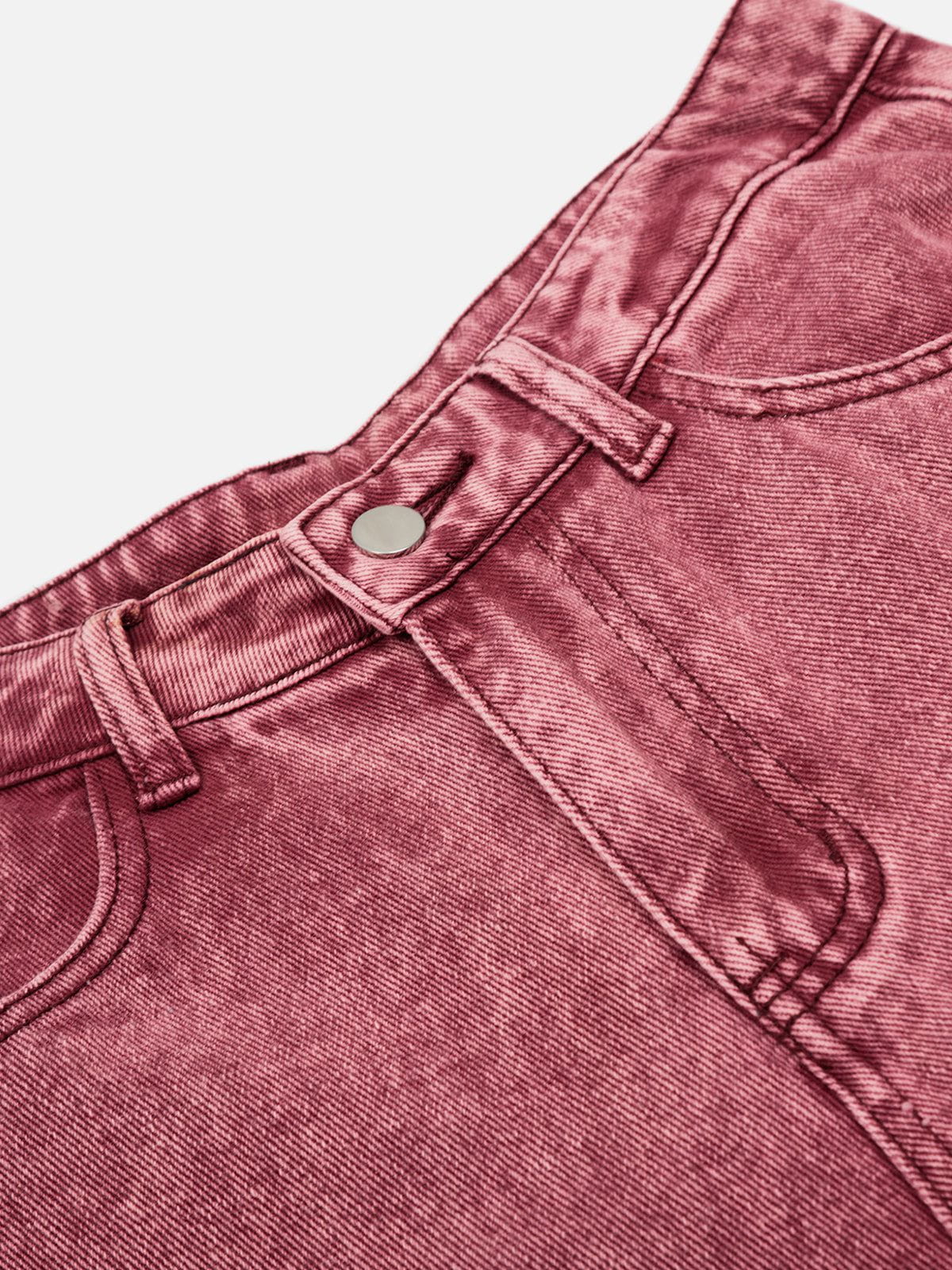 Aelfric Eden Frayed Ethnic Baaggy Barrel Jeans - Image 4