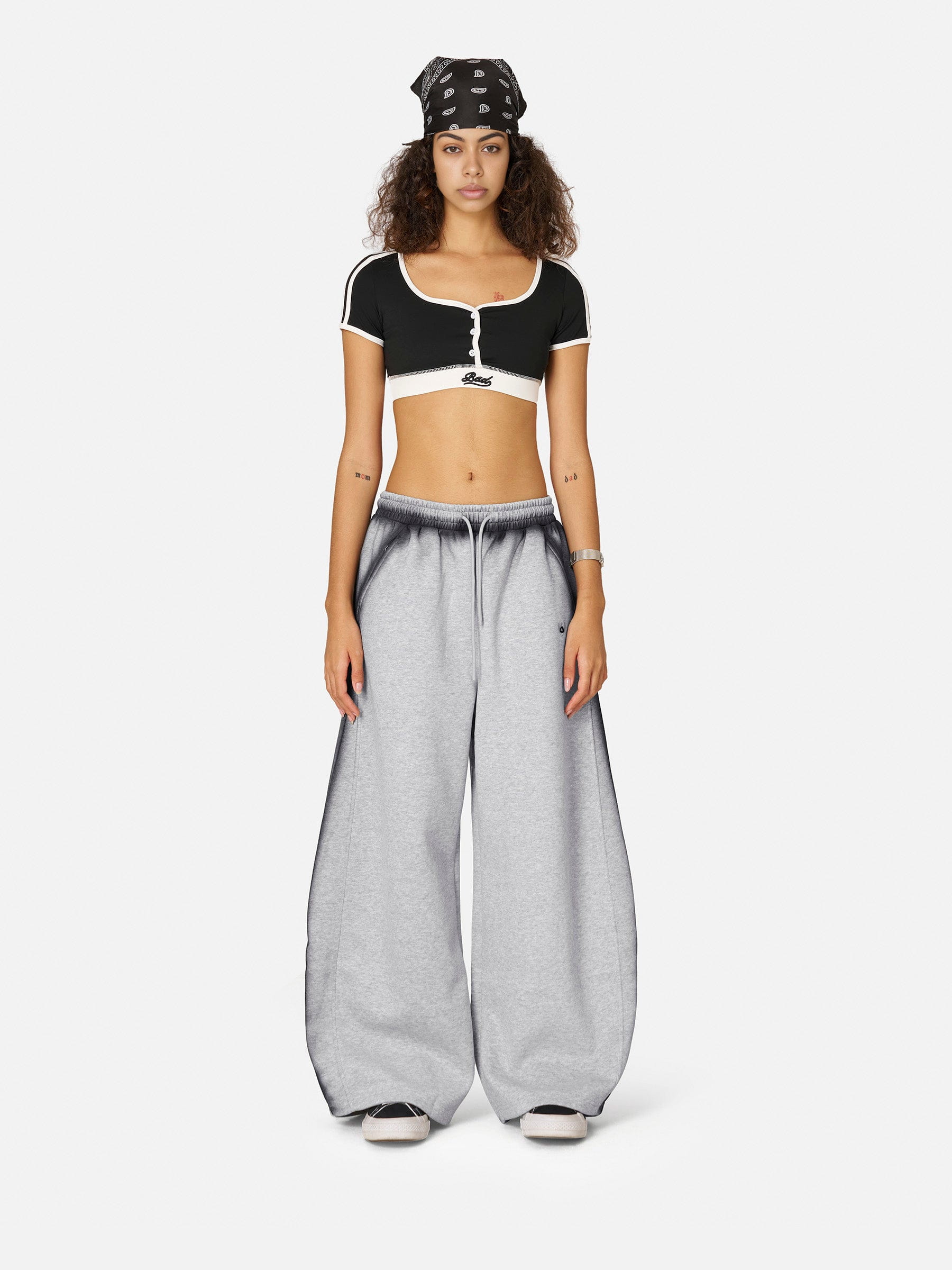 Aelfric Eden Inkjet Super Baaggy Barrel Sweatpants - Image 2