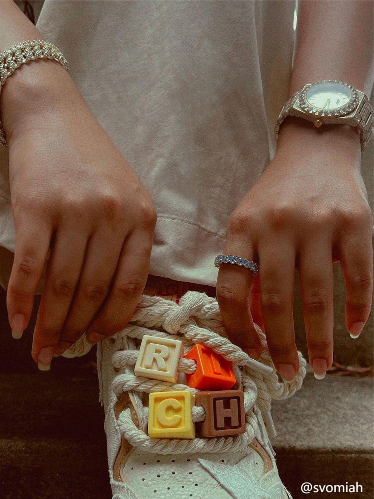 StarryClimb Applique Embroidery Star Skate Shoes - Image 2