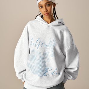 Aelfric Eden Blurry Floral Graphic Hoodie
