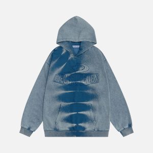 Aelfric Eden Tie Dye Washed Pullover Hoodie