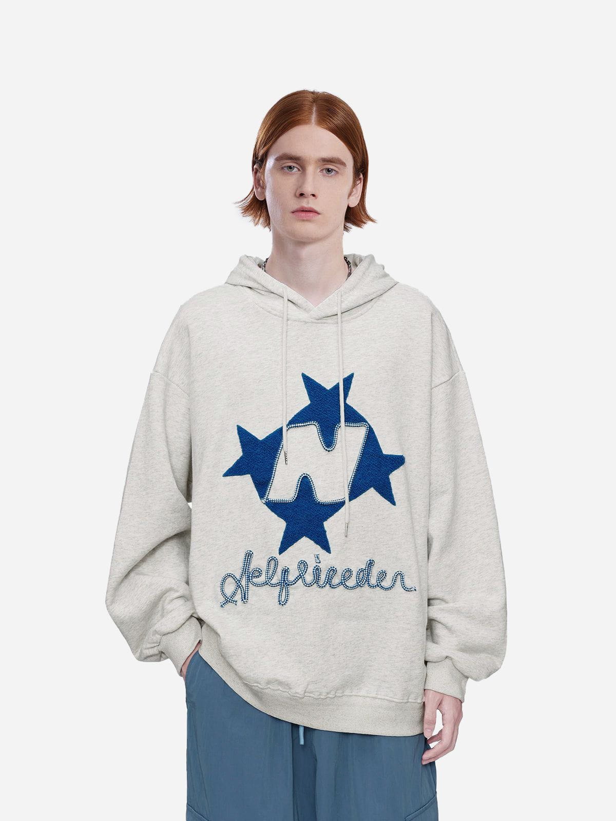 Aelfric Eden Stellaris Embroidered Hoodie - Image 7