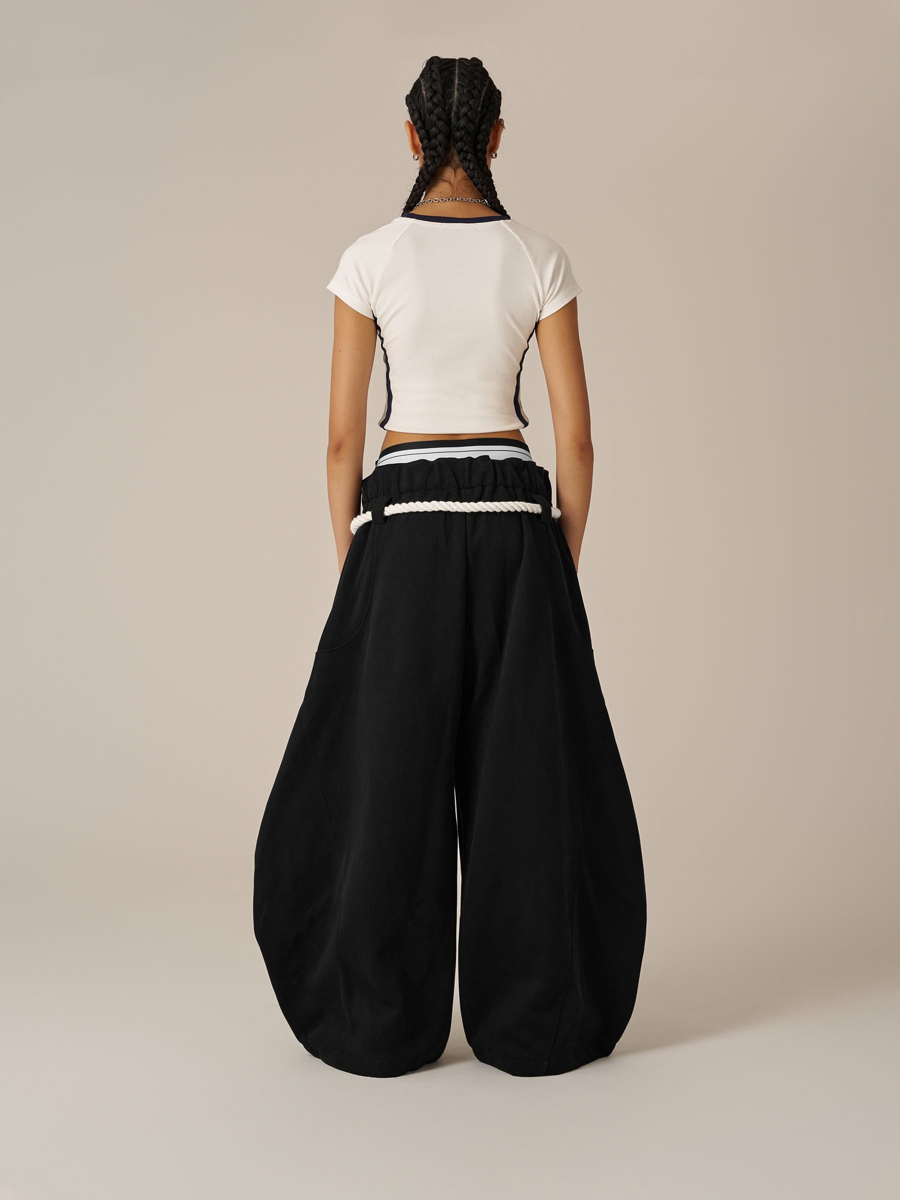 Aelfric Eden Double Waist Super Baaggy Barrel Sweatpants - Image 6