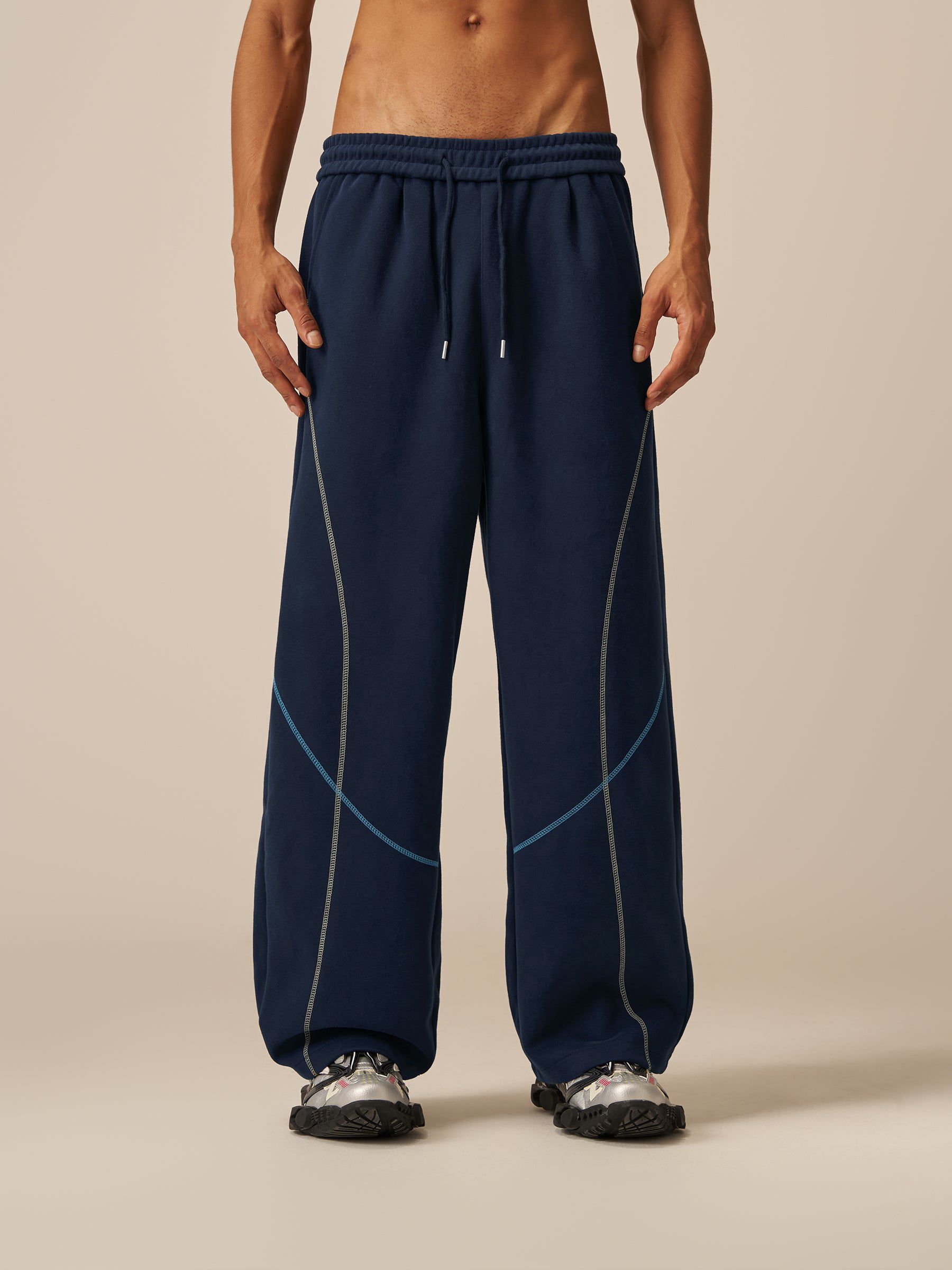 Aelfric Eden Color Blocking Stitch Baaggy Sweatpants