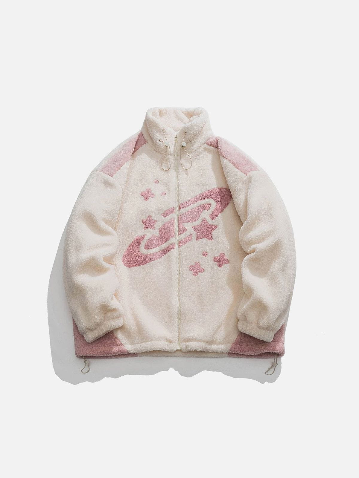 Aelfric Eden Star Graphic Sherpa Coat