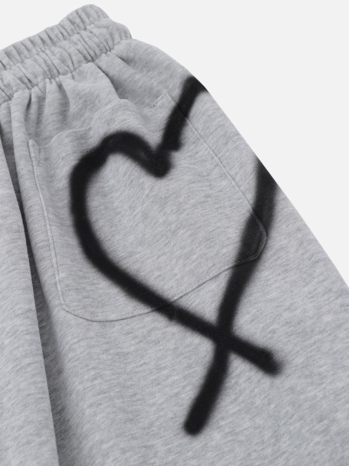 Aelfric Eden Graffiti Heart Baaggy Sweatpants - Image 8