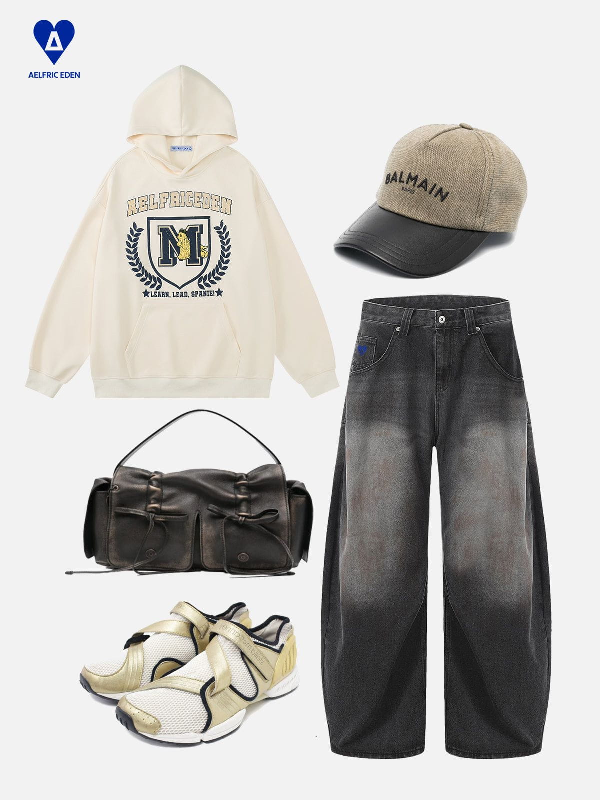 Aelfric Eden Vintage Badge Graphic Hoodie - Image 3