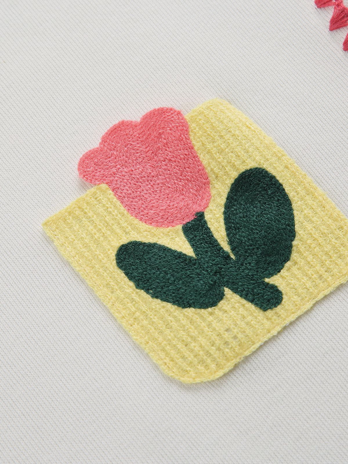 Aelfric Eden Crochet Floral Pocket Tee - Image 10