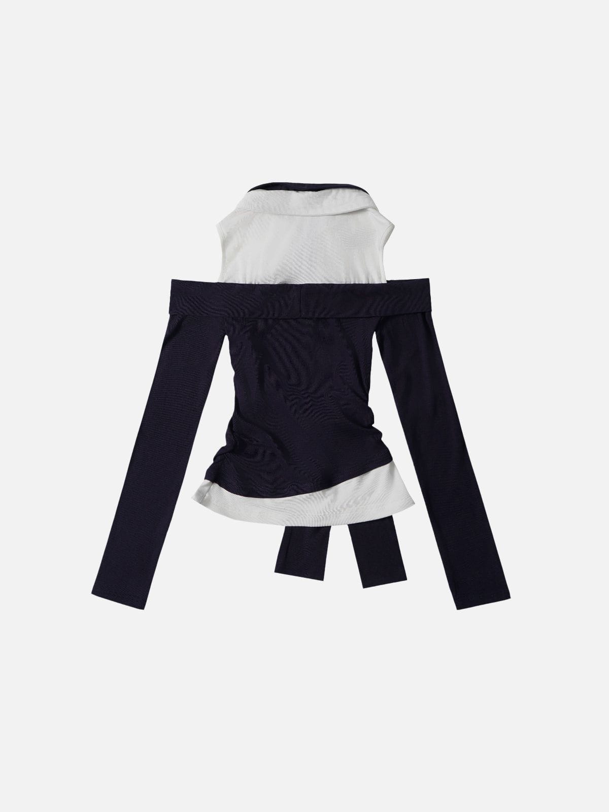 Aelfric Eden Patchwork Layered Long Sleeve Tee - Image 3