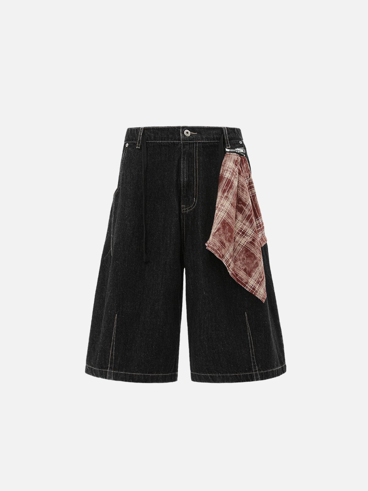 Aelfric Eden Detachable Kerchief Baaggy Longline Jorts - Image 2