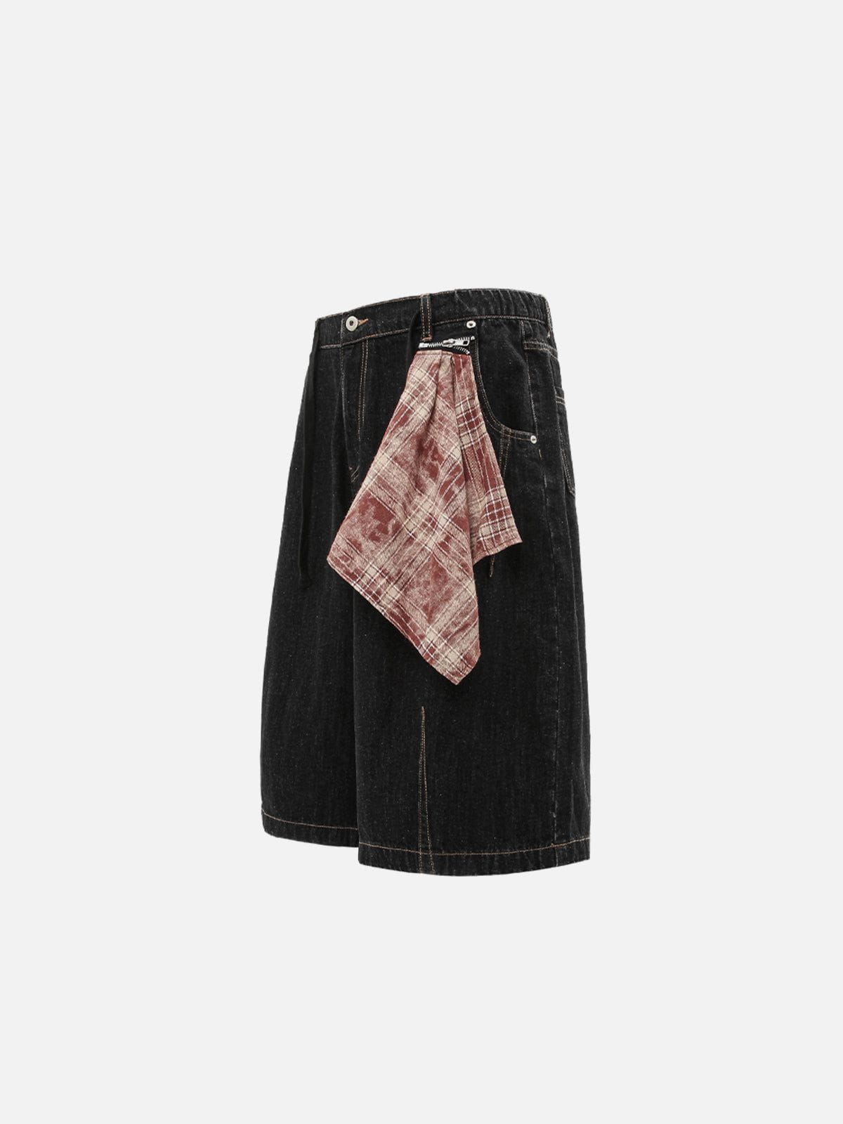 Aelfric Eden Detachable Kerchief Baaggy Longline Jorts - Image 7