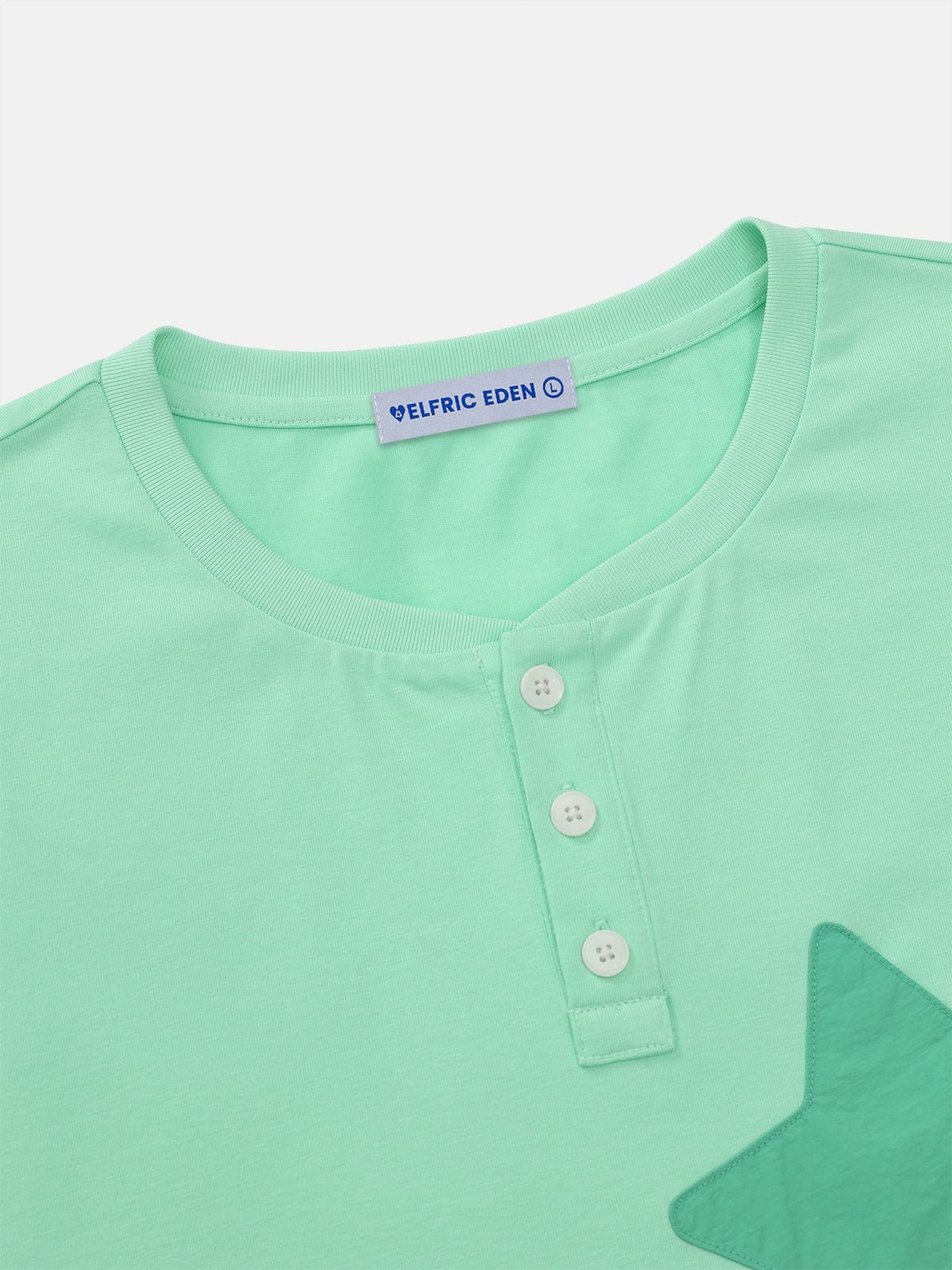 Aelfric Eden Eden Star Henley Long Sleeve Tee - Image 3