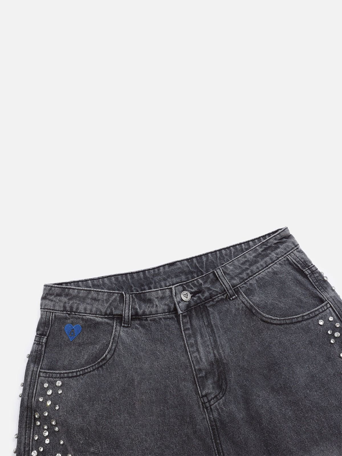 Aelfric Eden Rhinestone Baaggy Jeans - Image 5
