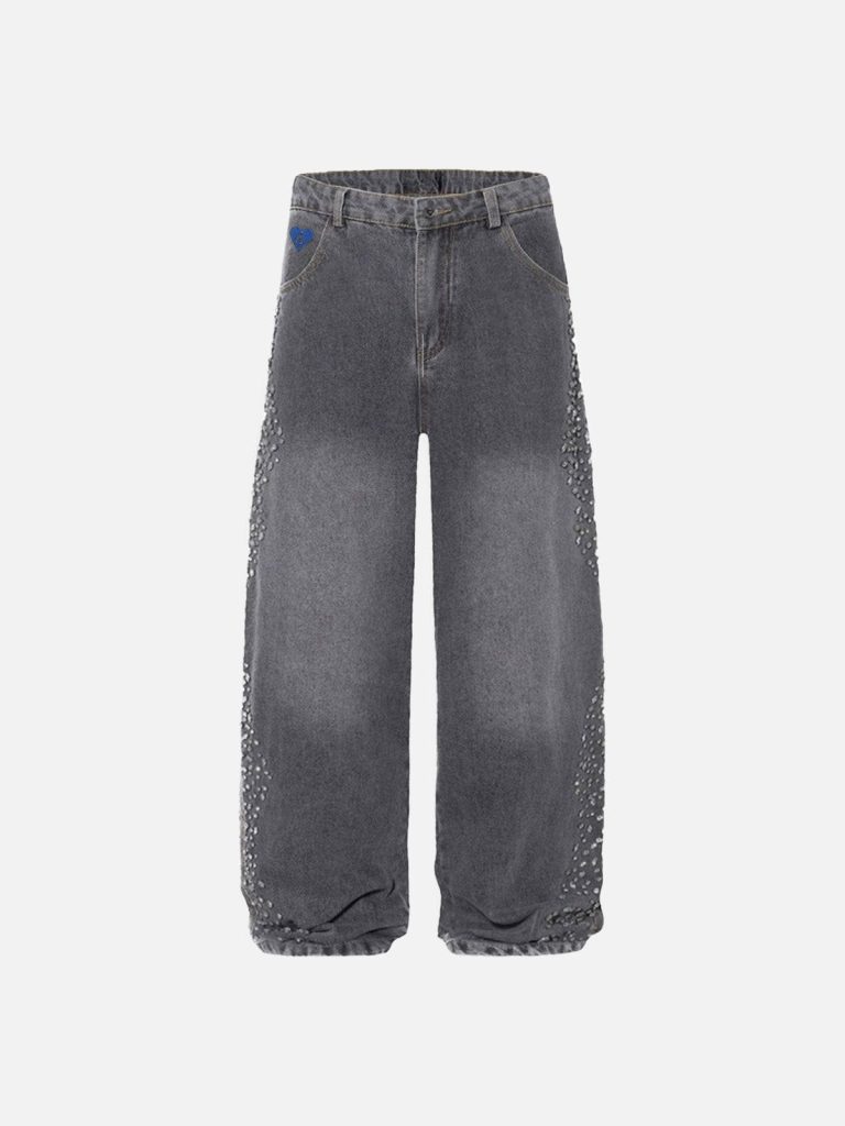 Aelfric Eden Rhinestone Baaggy Jeans