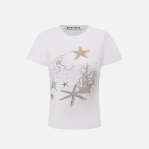 Aelfric Eden Hotfix Rhinestone Starfish Tee