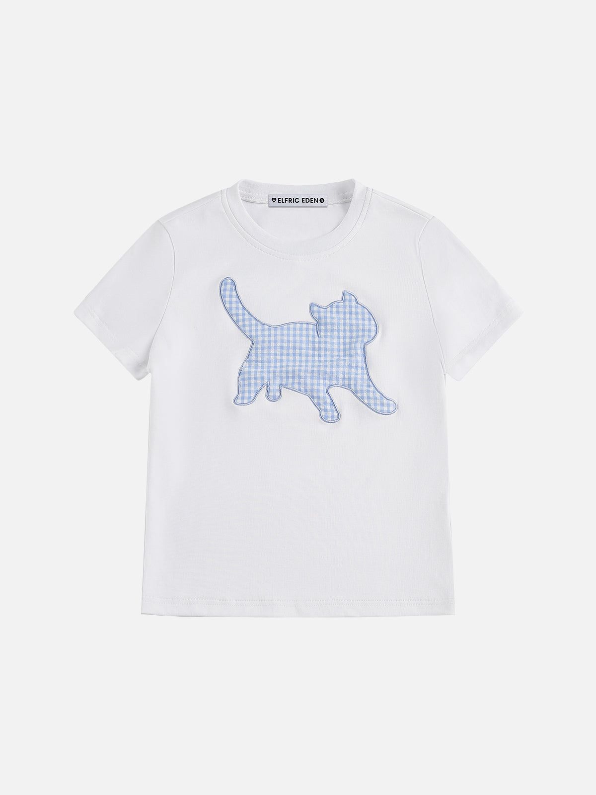 Aelfric Eden Plaid kitten Baby Tee