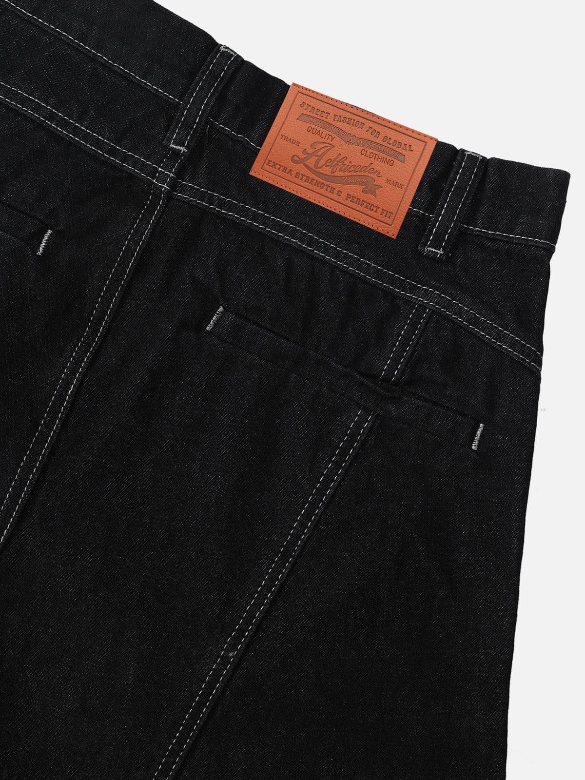 Aelfric Eden Wrinkle Seam Super Baaggy Barrel Jeans - Image 7
